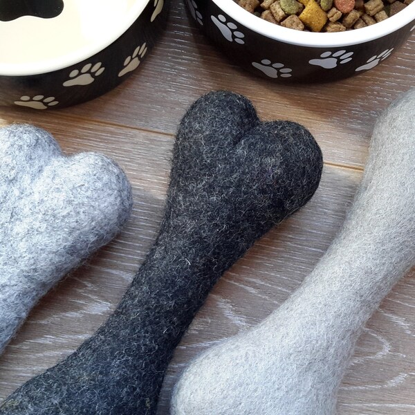 Felted Wool Dog Toy Etsy