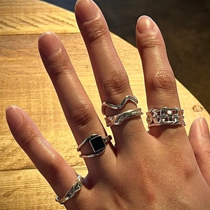 925 Silver handmade daily rings