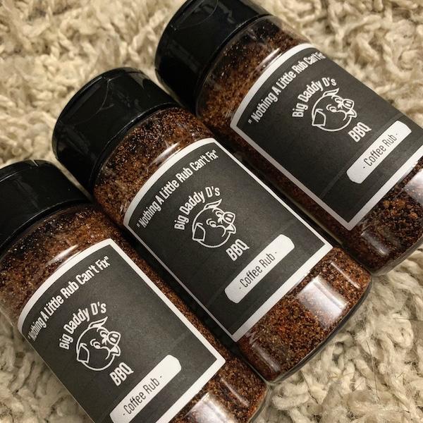 Bigdaddydsbbq barbecue bbq coffee dry rub seasoning