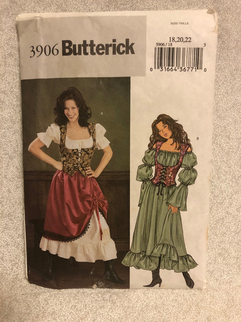 Vintage Costume Patterns UNCUT in Original Envelope Sizes Etsy