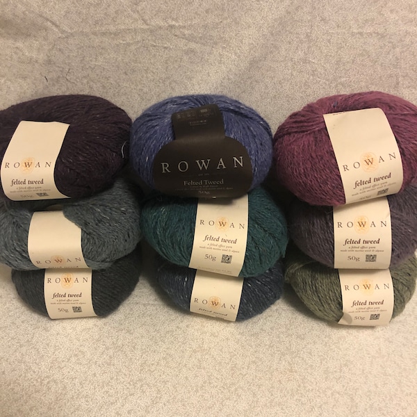 Rowan Felted Tweed Merino Wool and Alpaca Yarn - You Choose Color and Quantity