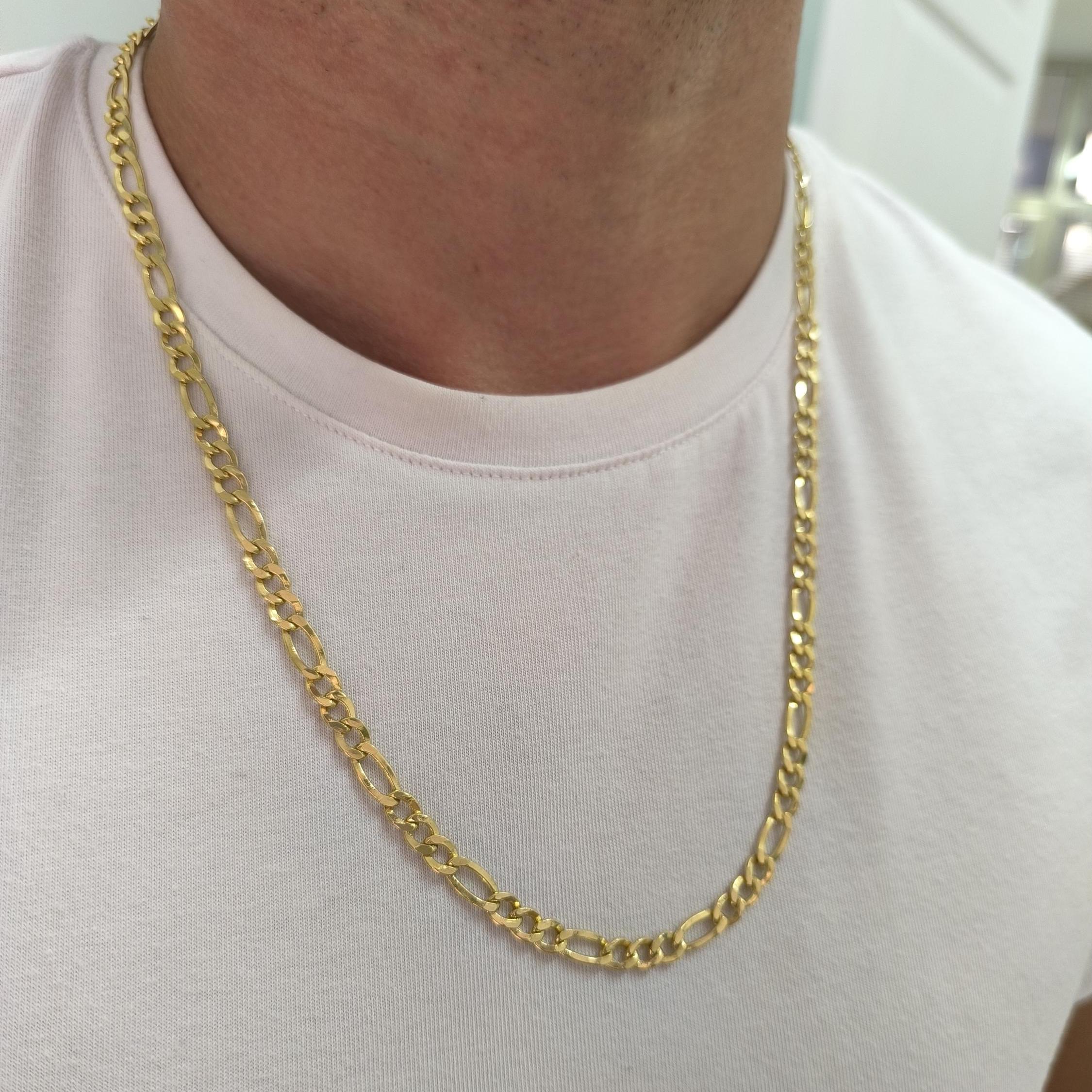 ネックレス・ペンダント Side Pendant Figaro Chain Necklace #5746 image_0f940af2-60e8-4318-bd0a-