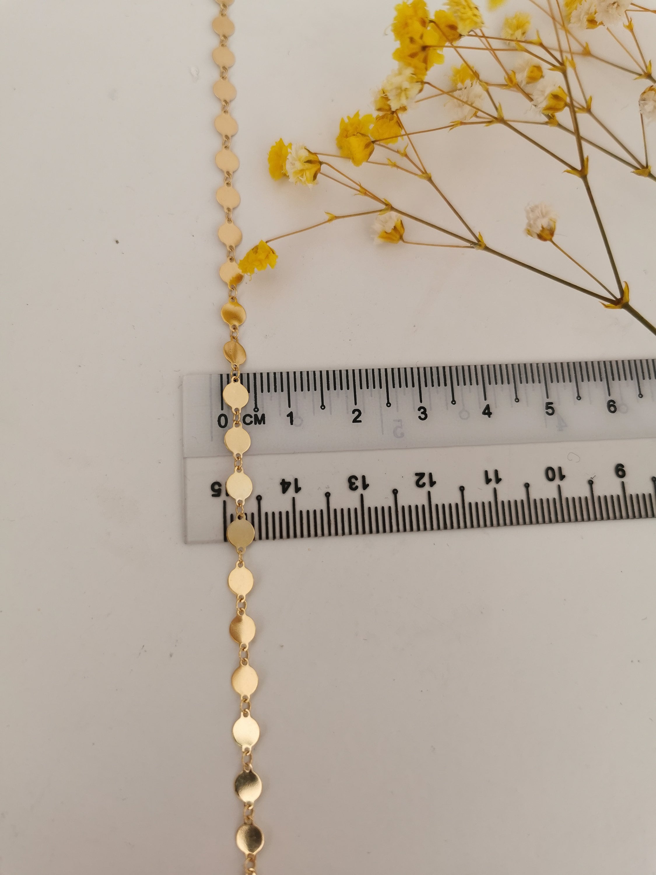 Mirror Chain* 14K Gold Mirror Chain Necklace for Women Gift
