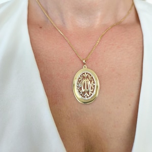14K Gold Allah Pendant Necklace: Muslim Islamic Jewelry Gift