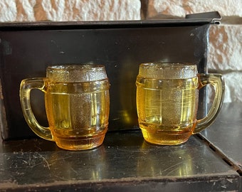 Szklanki do whisky w stylu retro z bursztynu