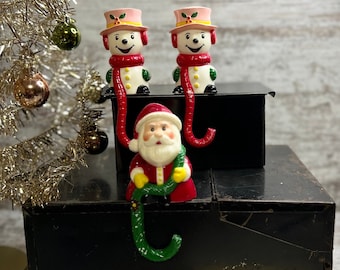 ヴィンテージ発泡スチロール製サンタクロース、丸い体のサンタ、レトロ