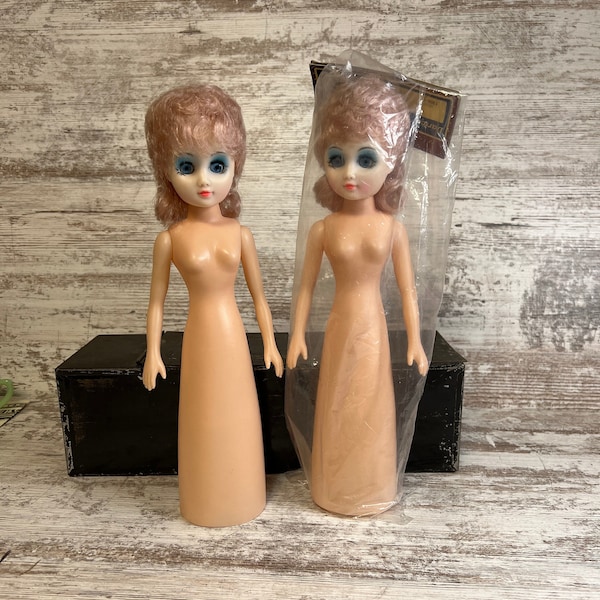 Darice Fragrance Doll, Cone Doll, Craft Doll, Blonde Hair Doll, Blue Eyeshadow Doll, Vintage Doll Making, Crafting