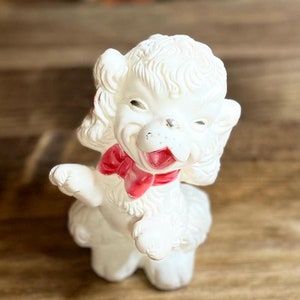 Vintage Edward Mobley Rubber Cocker Spaniel Squeak Toy, 1950&#39;s Kids Toys