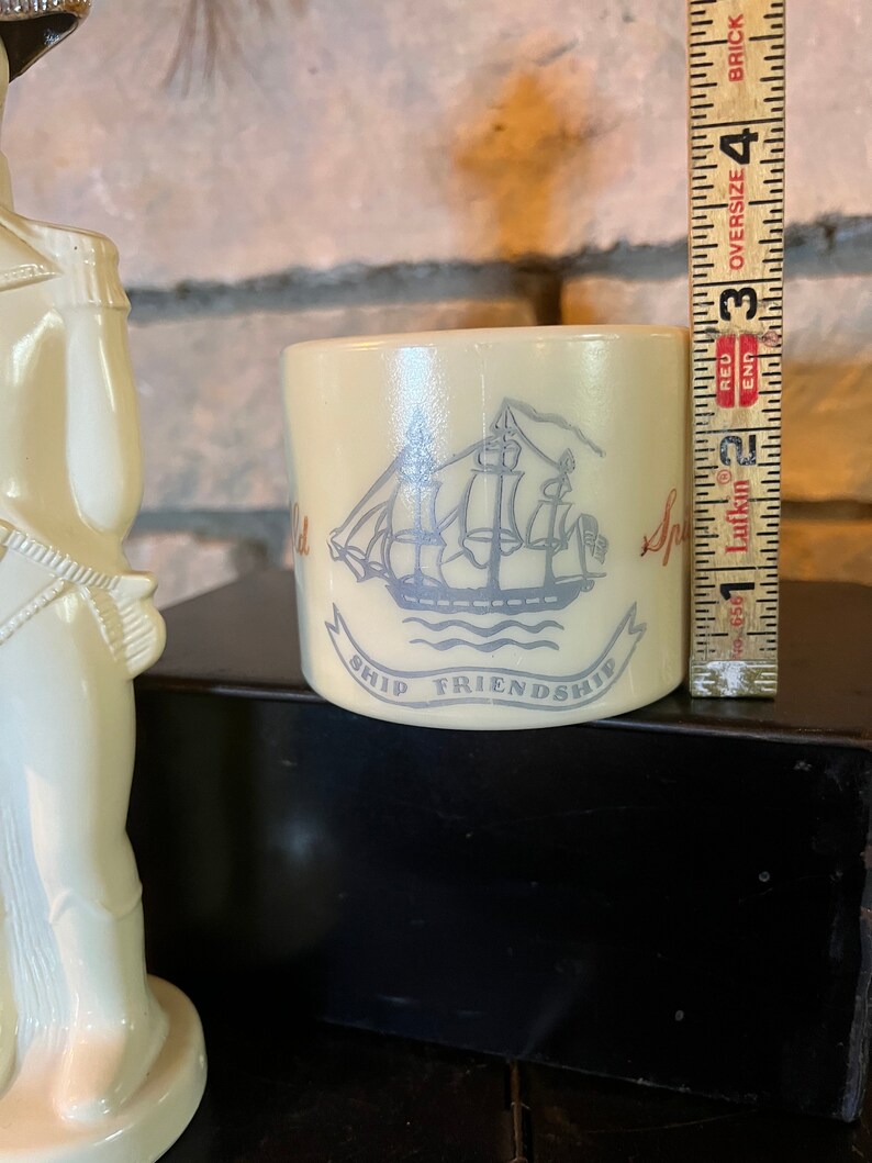 Old Spice Glass Mug Ship Friendship Opal Admiral Etsy