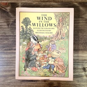 The Wind And The Willows, Vintage Hardcover Book, Nursery Room Book