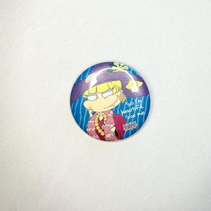 Vintage 1990's Angelica Rugrats Button, Throwback Nickelodeon, kreskówki z lat 90., So I'm Beautiful Sue Me