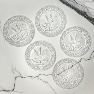 Hofbauer製 ヴィンテージ バードスコレクション クリスタルコースター