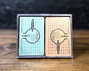 Mid Mod Playing Cards, Deck of Cards, Vintage Advertising, Aurora Pump Company