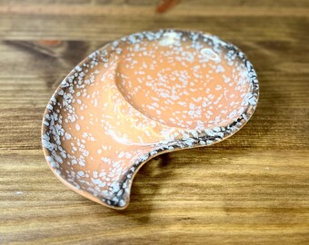 Vintage Mid-century Modern Ashtray, California Pottery, Speckled design, Tobacianna