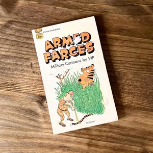 vintage Armed Farces Military Cartoons, Comic Book, 1969 Military Book