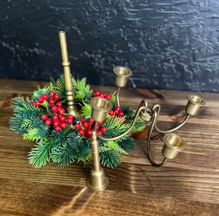 Vilde Portacandele In Legno Di Acacia Per Candela Lunga - 25,5 Cm, Stile Industriale, Minimalista, Decorazione Per La Casa