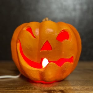 Lanterna di Halloween illuminata Trendmasters del 1993, decorazione di Halloween, Halloween vintage