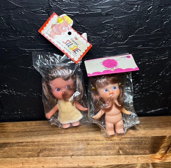 Bambole vintage per artigianato, bambole da 5