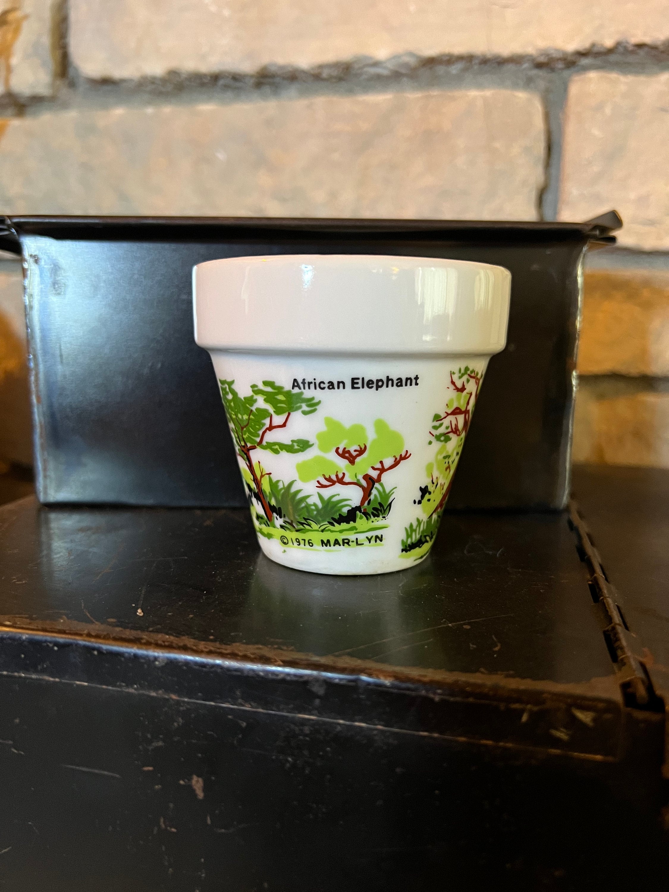 1970's Vintage Ceramic Flower Pots Etsy