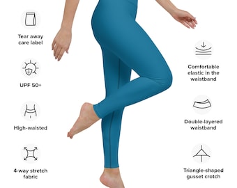 Yoga Leggings con bolsillo, Pantalones de yoga, Pantalones de yoga para mujeres, Leggings para amantes del yoga para niñas, Leggings de yoga, Pantalones de yoga Colori, yoga petite