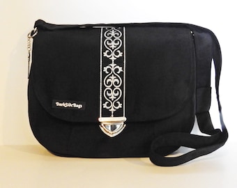 Medieval art crossbody bag, Gothic bag, Victorian bag