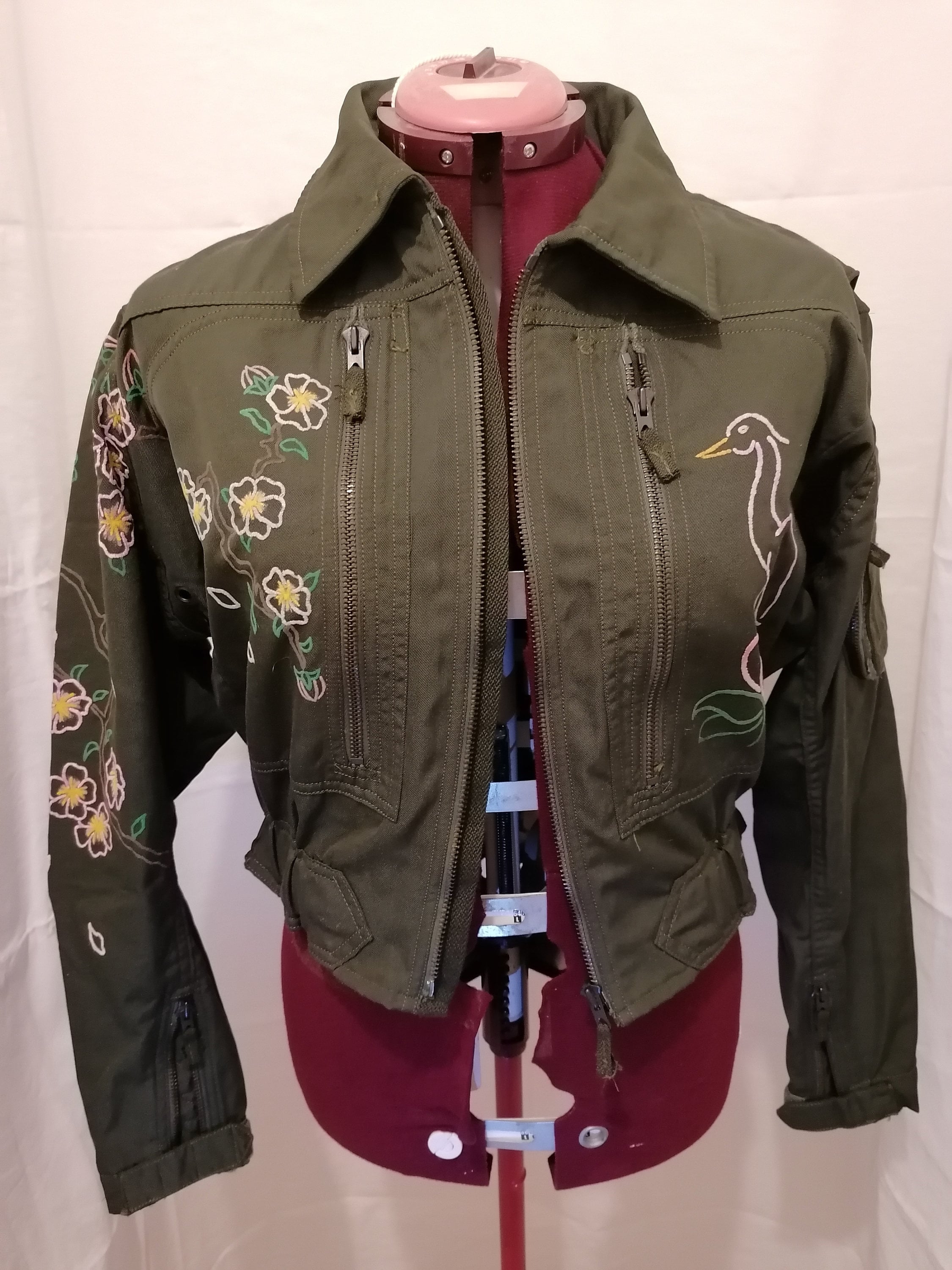 Veste longue officier femme sale