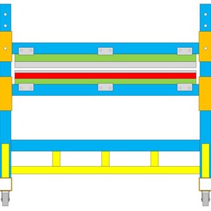Portable 20 Ton Reverse Press Brake / Press with Removable / Changeable Dies. "PDF file ONLY". image 3