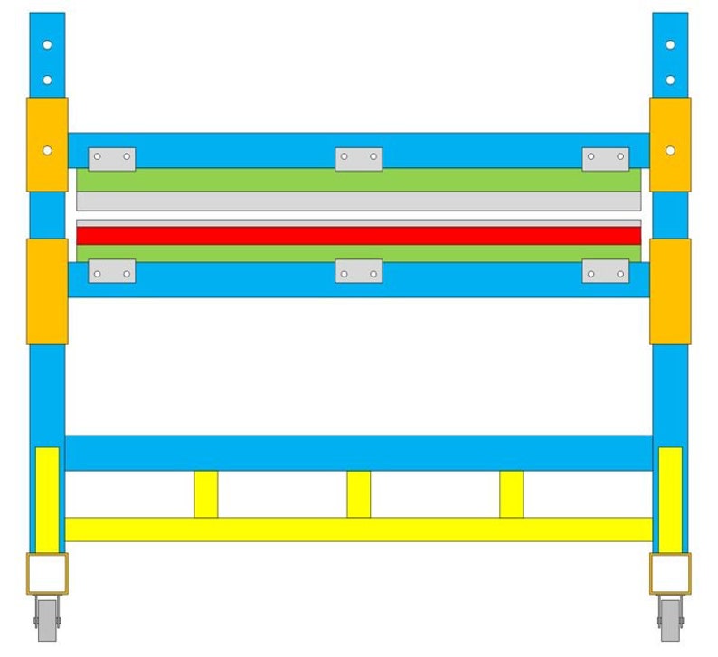 Portable 20 Ton Reverse Press Brake / Press with Removable / Changeable Dies. "PDF file ONLY". image 3