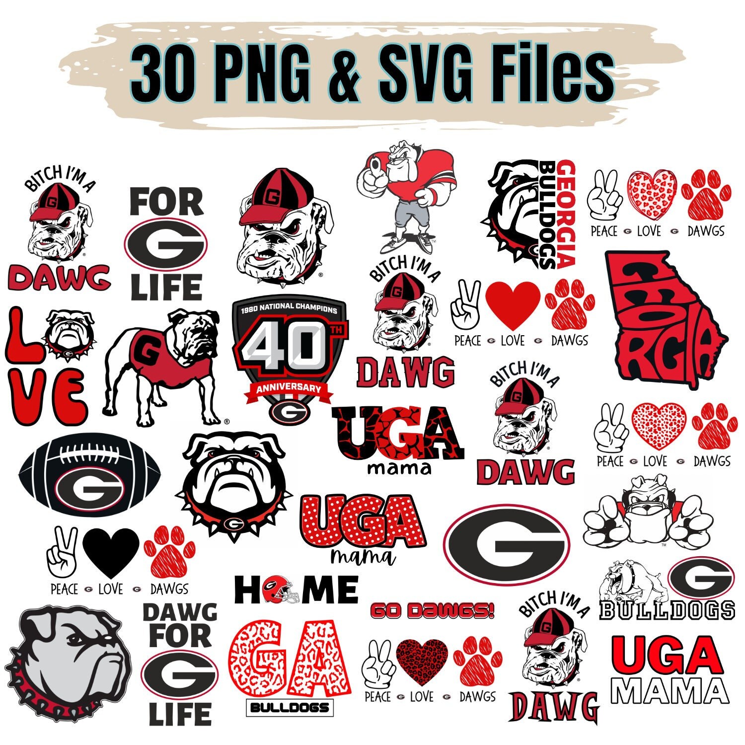 UGA Bulldogs Campus Chapel Bell Framed Photo Picture Print