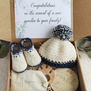 Geschenkset für neue Mutter, Babyparty-Geschenkbox: Einzigartige neue Baby-Geschenkkorb-Idee, Geschenkkorb für neue Elternidee, Baby-Gir-Set-Idee