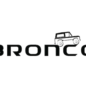 Climbing Bronco, Off Road, Ford Bronco - Black & White
