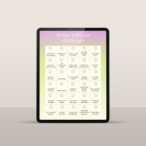 Checklist zelfzorguitdaging 30 dagen, zelfzorgdoelen, zelfzorgplanner, zelfzorgkalender, motivatieplanner afbeelding 5
