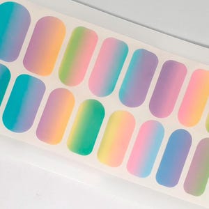 Nagelfolien, Farben, feste Nagellackstreifen, selbstklebende Nagelfolien, Nageldesign, Nagelmaniküre, Nagelaufkleber, Geschenkidee