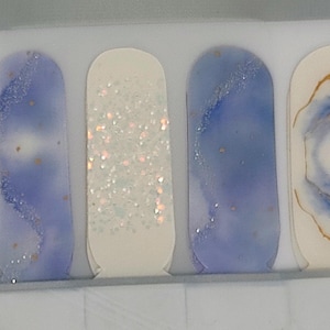 Boho Glittery Nail Stickers Nail Wraps Nail Art Stickers Nail Decals Nail Polish Strips Nail Strips Cools Nail Supplies Gift for Her