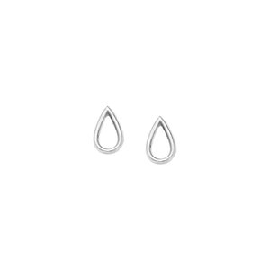 Teardrop Solid Gold 14K Earrings,Everyday Minimalist Geometric Jewelry,Stackable Delicate Earrings.