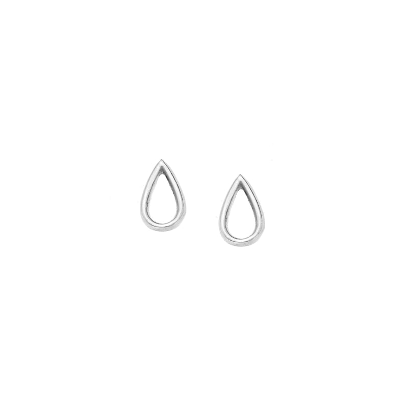 Teardrop Solid Gold 14K Earrings,Everyday Minimalist Geometric Jewelry,Stackable Delicate Earrings.