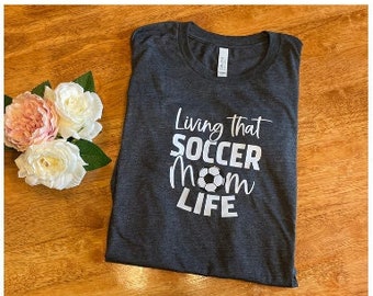 Viviendo ese fútbol mamá tee de vida
