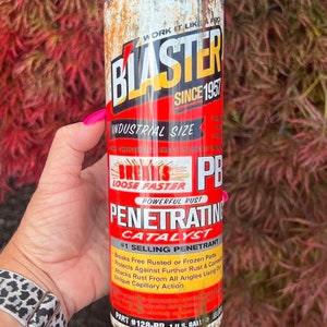 Spray Can Blaster Rust Look 20 OZ. TUMBLER /CUP / mug / gift idea for man