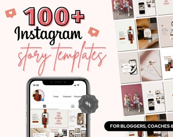 Instagram Story Post Template, Instagram Story for Bloggers, Coaches & Entrepreneurs