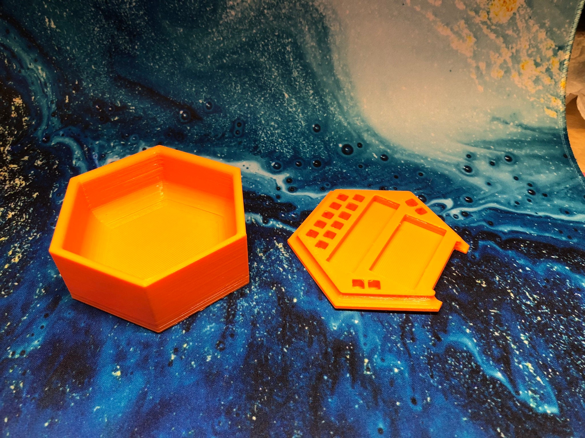 3d Printed Catan Board Game Player Pieces Box Organizer With Closing