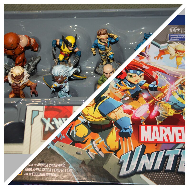 Marvel United Xmen Board Game Custom Painted Miniatures Etsy