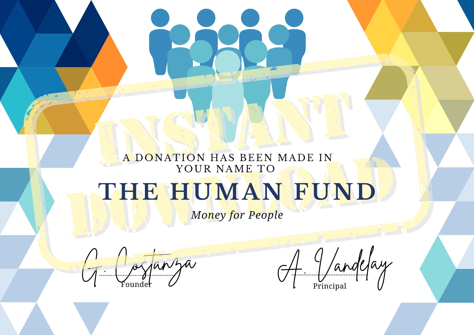The Human Fund Seinfeld Download Etsy