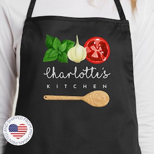 Personalized Kitchen Apron: Custom Cooking Gift