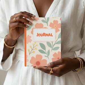 Printify Hardcover Journal Mockup Canva PSD image 9