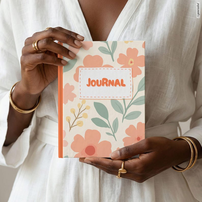 Printify Hardcover Journal Mockup Canva PSD image 9