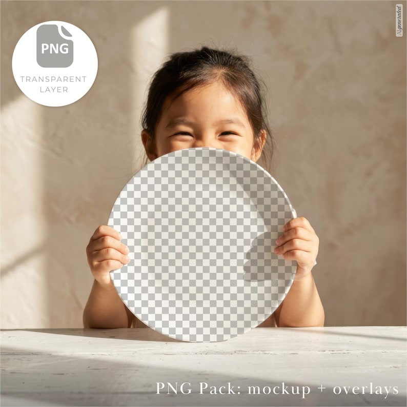 DecoPlate Plate D9820 Mockup, Canva, Photoshop, Photopea, Affinity - compatible with AnywherePOD