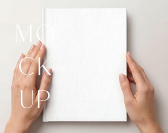 Printify Hardcover Journal Mockup Canva PSD