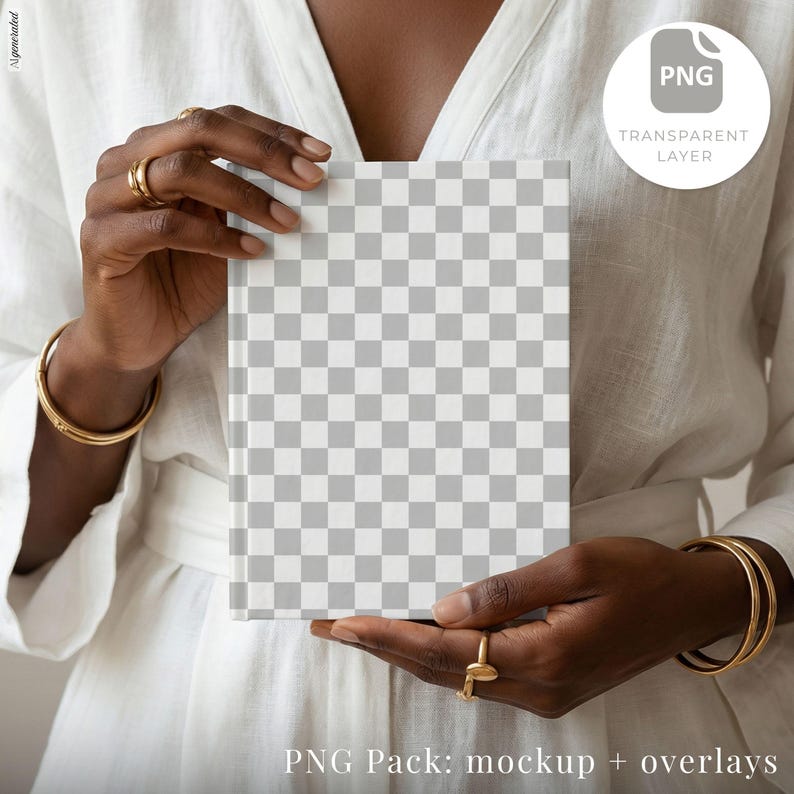 Printify Hardcover Journal Mockup Canva PSD image 3