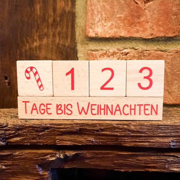 Weihnachtscountdown I Geschenk zum Nikolaus I Tage bis Weihnachten I Geschenk Wichtel