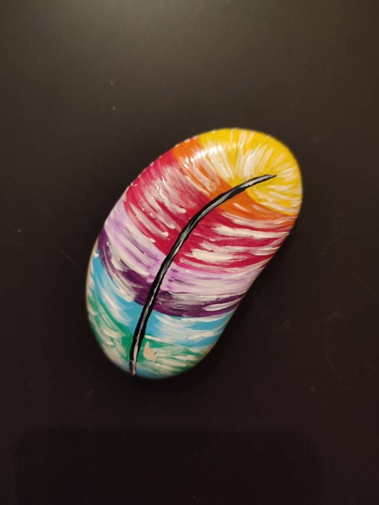 Magnet Plume Multicolore